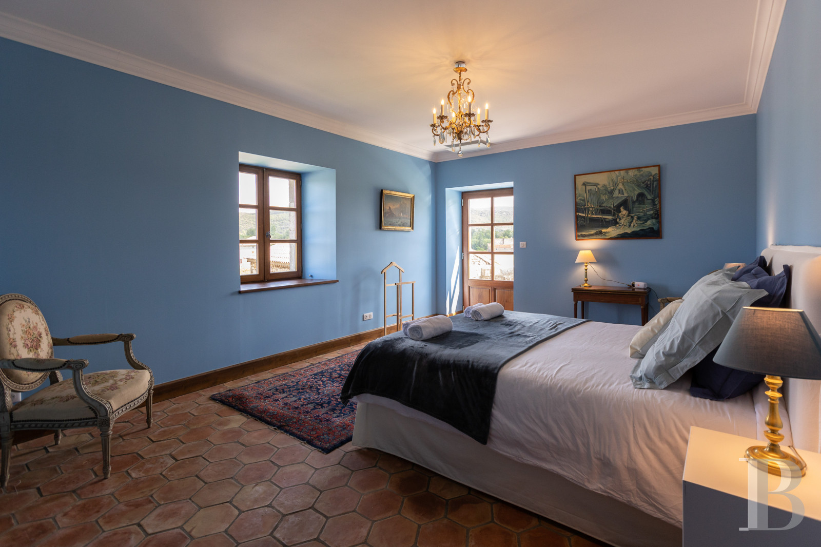 A former 17th-century farmhouse in the shadow of a chateau, in Saint-Alban-Auriolles in the Ardèche - photo  n°11